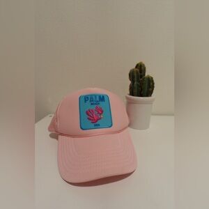 OTTO Pink Palm Beach Patch Hat